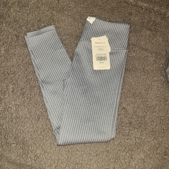 High-waisted seamless rib leggings - Picture 2 of 3